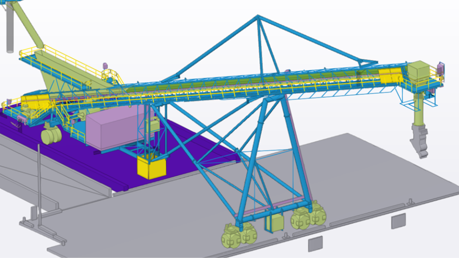 Bell Bay Shiploader Design