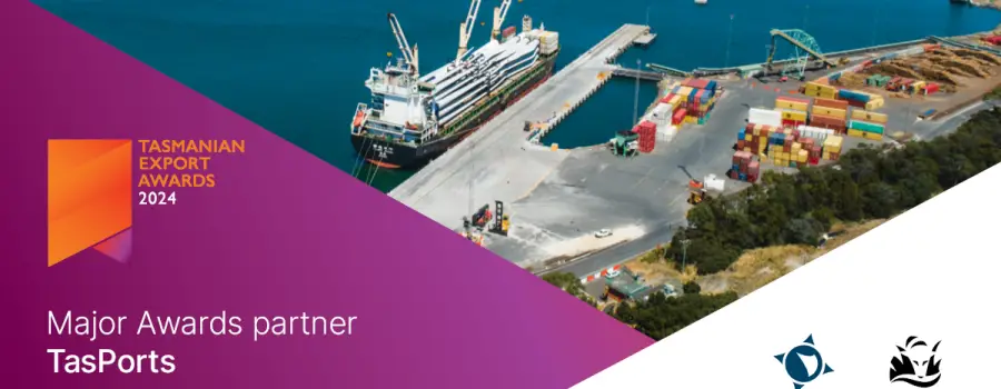 TasPorts announced as Major partner of Tasmanian Export Awards