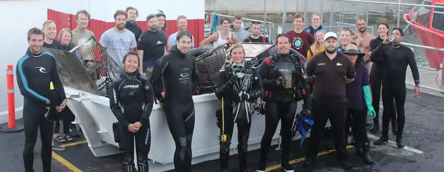 Underwater Clean-Up at Waterman’s Dock