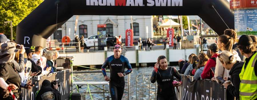 TasPorts welcomes Ironman 70.3 Tasmania athletes to the Port of Hobart
