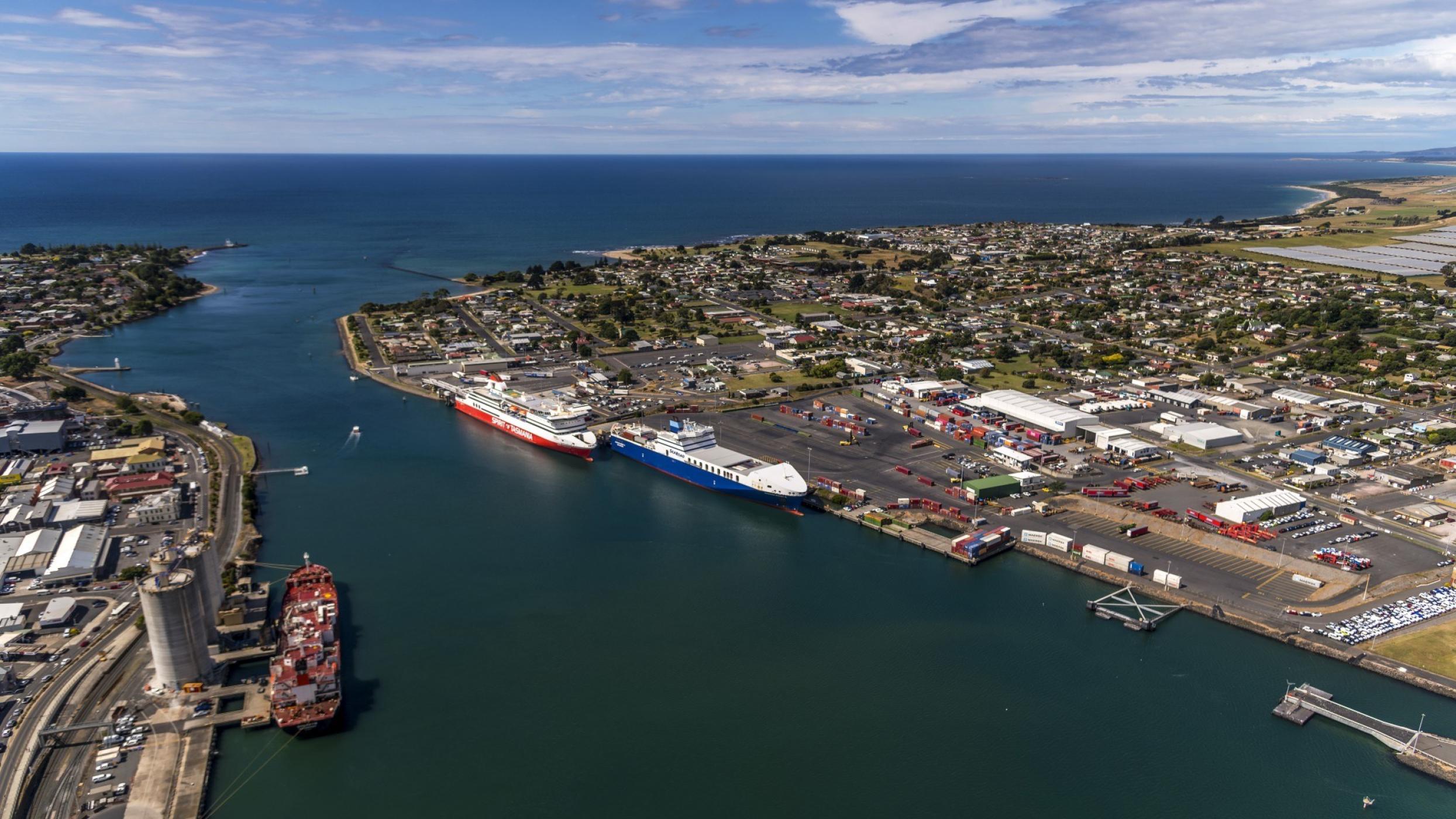 Port of Devonport Aerial