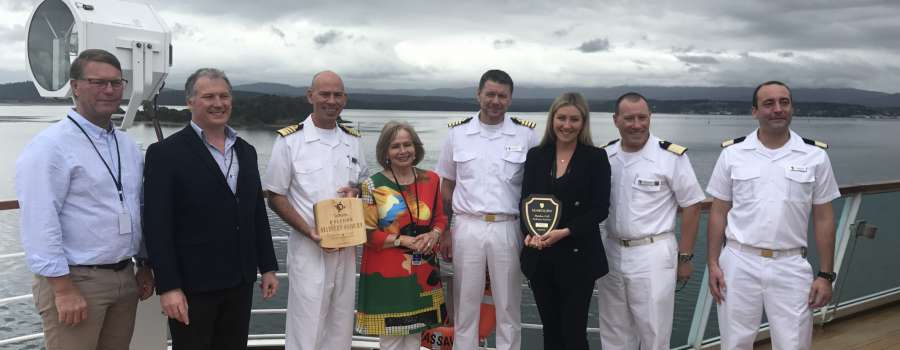 Seabourn Sojourn maiden voyage to Beauty Point