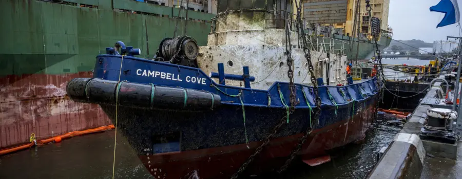 Tug salvage complete
