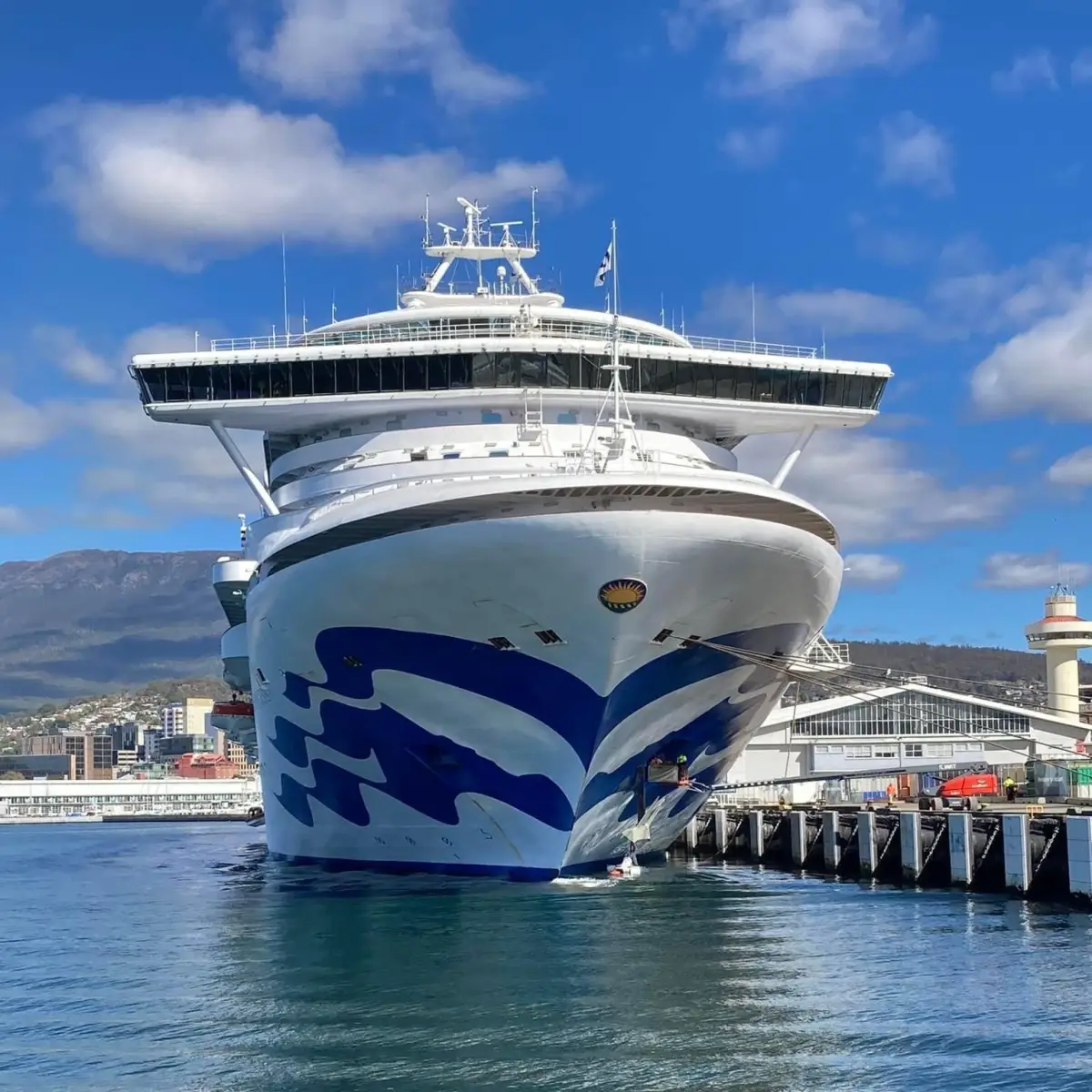 Grand Princess Maiden Voyage Port of Hobart March 2024 square3