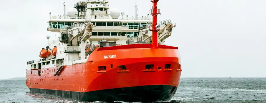 TasPorts welcomes RSV Nuyina to Tasmania